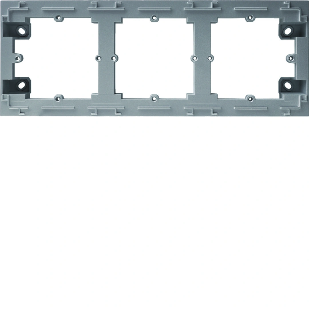 lumina intense Adapter natynkowy 3-krotny, srebrny [5]