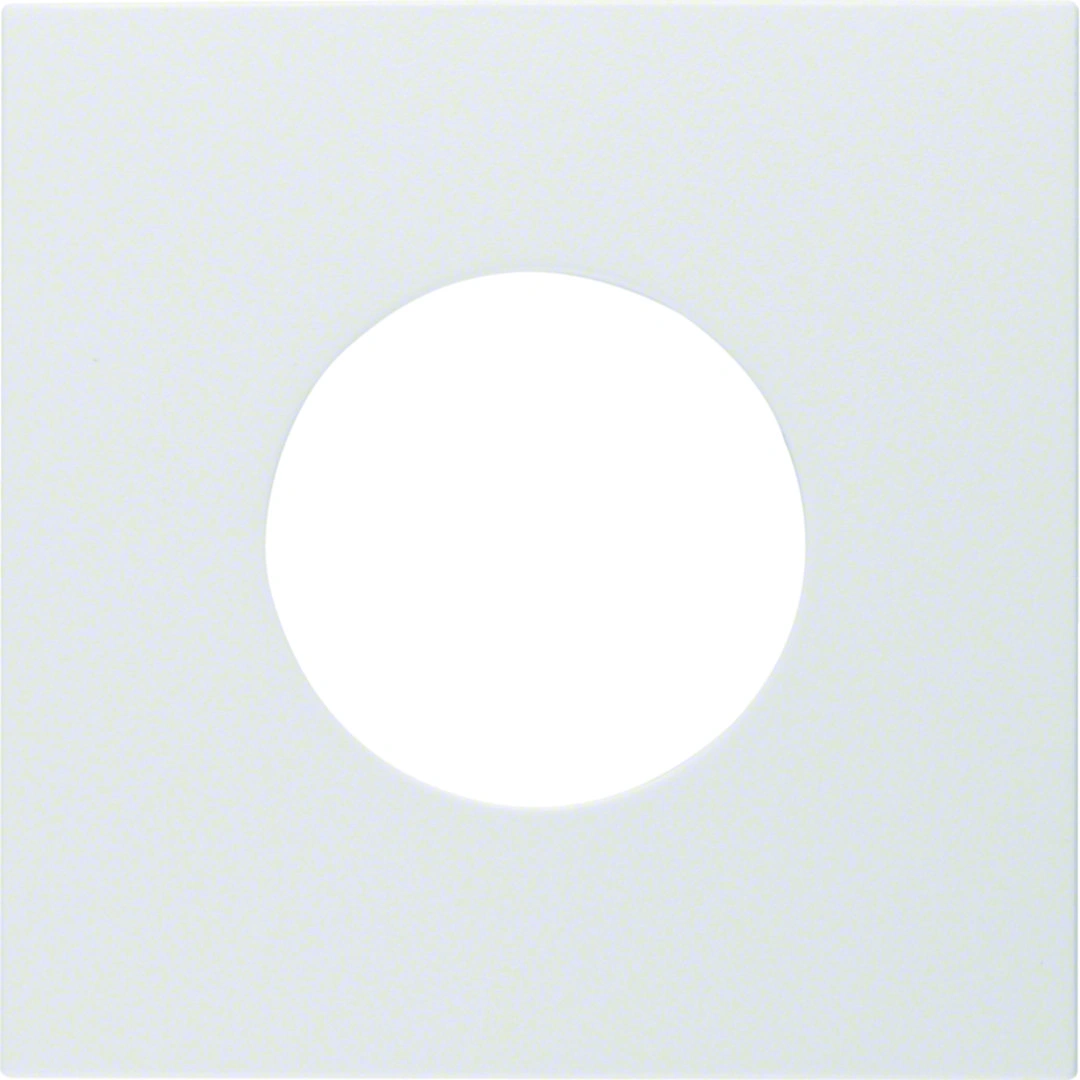 S.1/B.3/B.7 Płytka czołowa do łącznika i sygnalizatora świetlnego E10, biały [10]