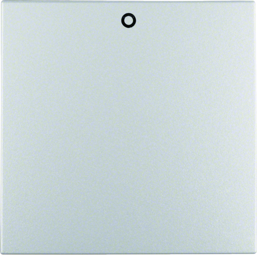 B.Kwadrat/B.7 Klawisz pojedynczy z nadrukiem "0" do łączników 2- i 3-biegunowych, aluminium [10]