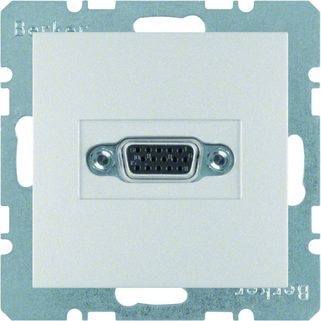 B.Kwadrat/B.7 gniazdo VGA zaciski śrubowe, aluminium [10]