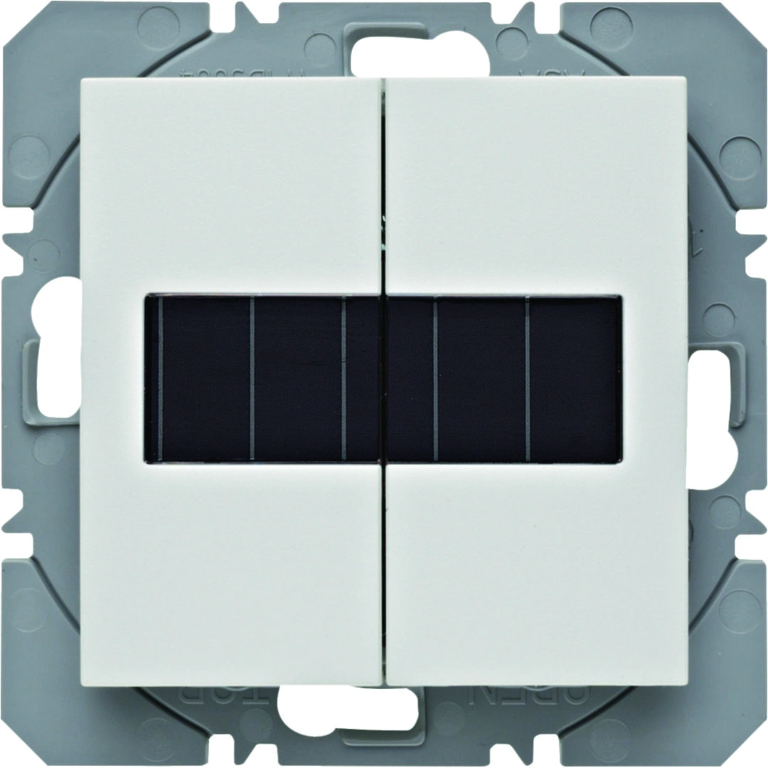 S.1/B.3/B.7 KNX RF przycisk 1-krotny płaski z baterią słoneczną, biały [1]