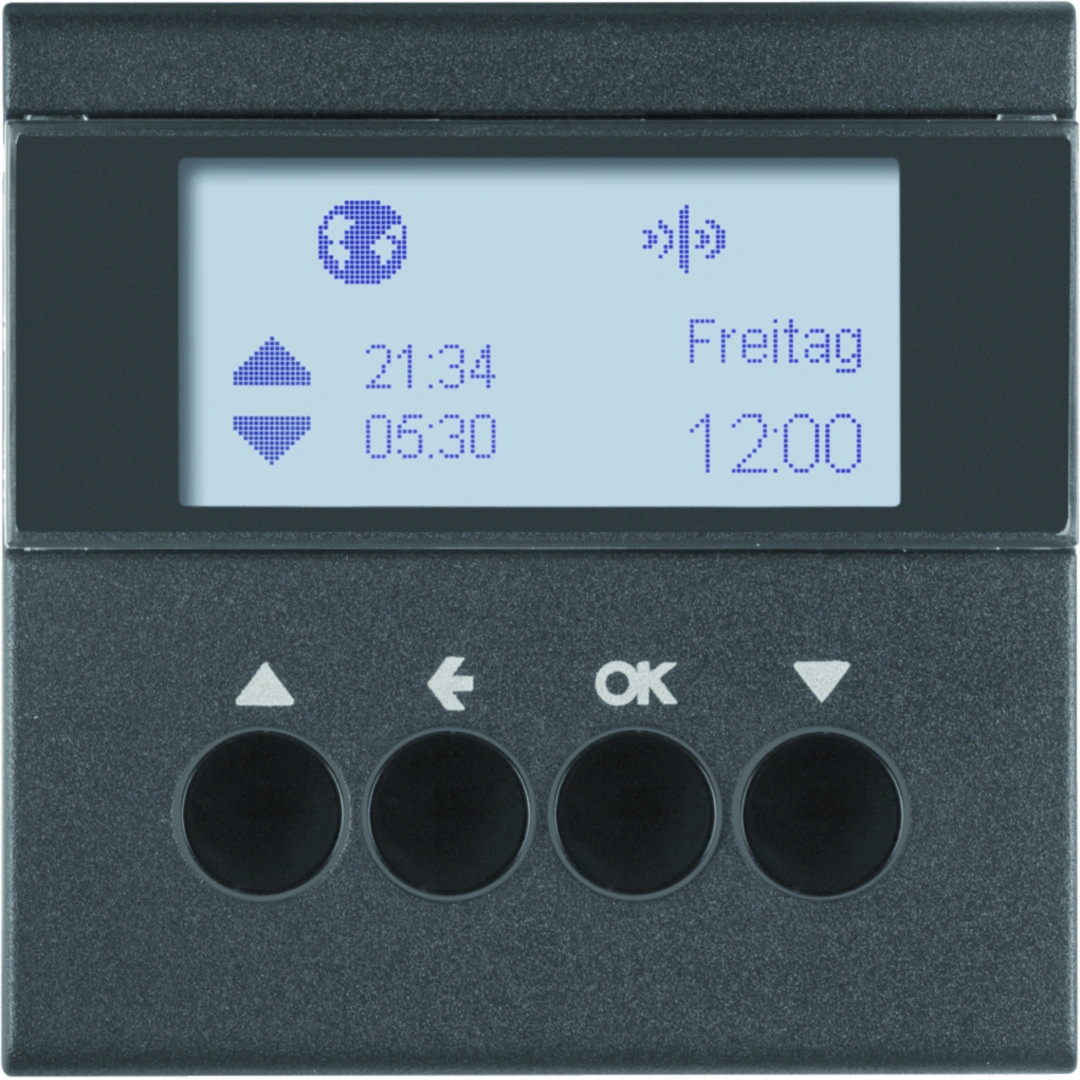 B.X/S.1 KNX RF quicklink łącznik żaluzjowy czasowy sterujący żaluzjami, antracyt [1]