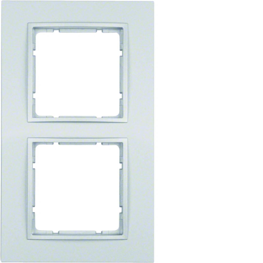 B.7 ramka 2-krotna, aluminium mat [10]