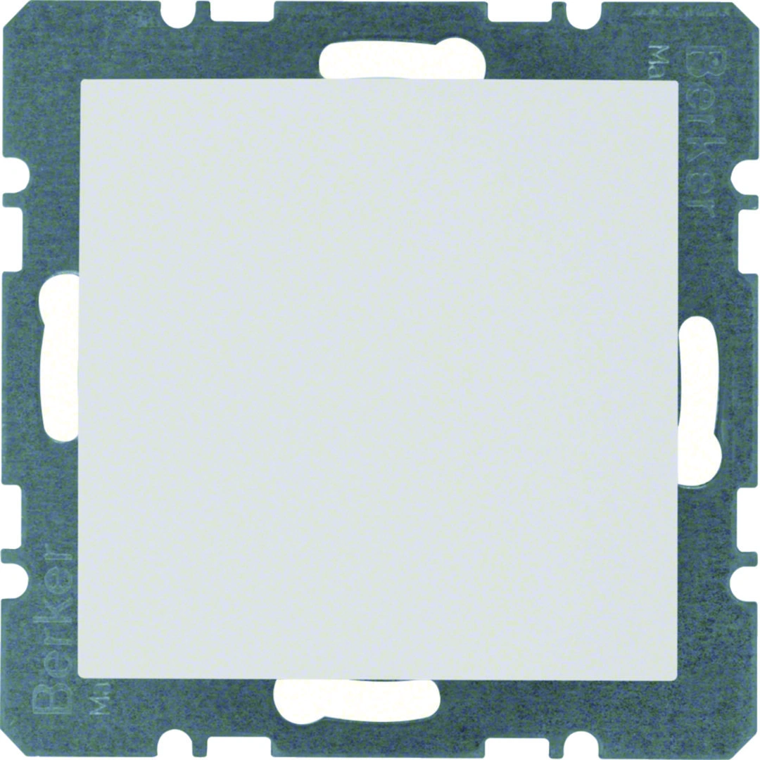 S.1/B.3/B.7 Zaślepka z płytką czołową, bez pazurków rozporowych, biały [20]