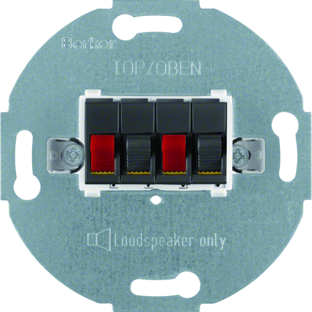 one.platform Mechanizm gniazda głośnikowego stereofonicznego podwójnego, antracyt [10]