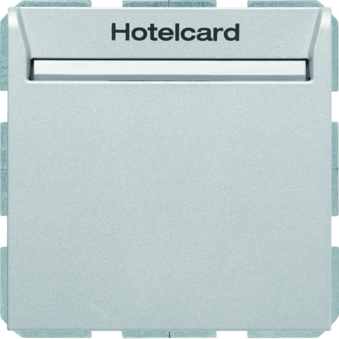B.Kwadrat/B.7 łącznik przekaźnikowy na kartę hotelową, aluminium mat lakierowany [10]
