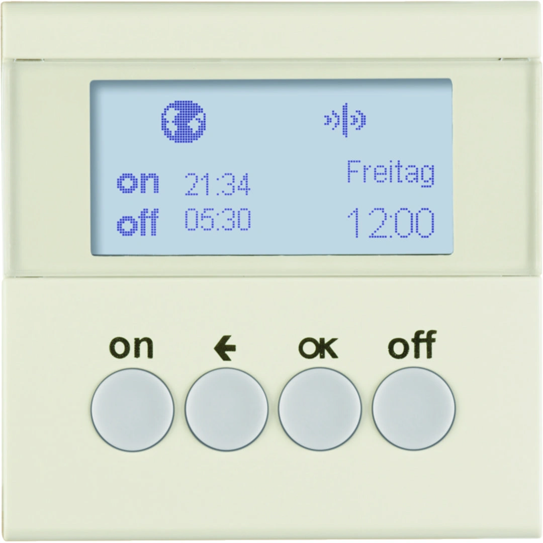 B.Kwadrat/S.1 KNX RF quicklink łącznik czasowy sterujący żaluzjami, kremowy [1]