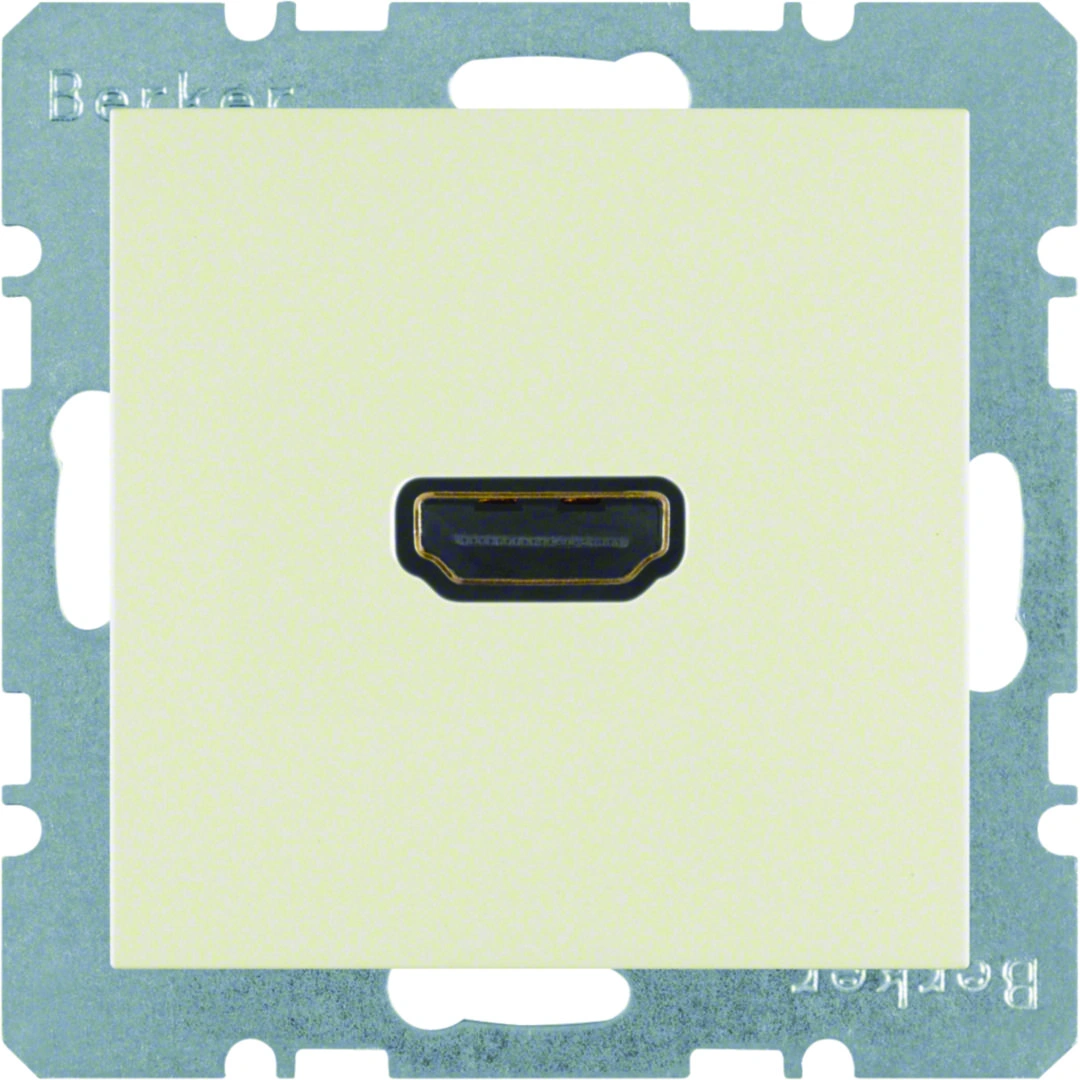 B.Kwadrat/S.1 gniazdo HDMI, kremowy [1]
