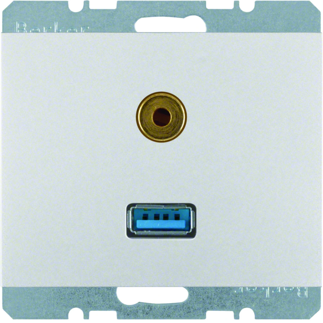 K.5 gniazdo USB / 3,5mm Audio, aluminium [10]