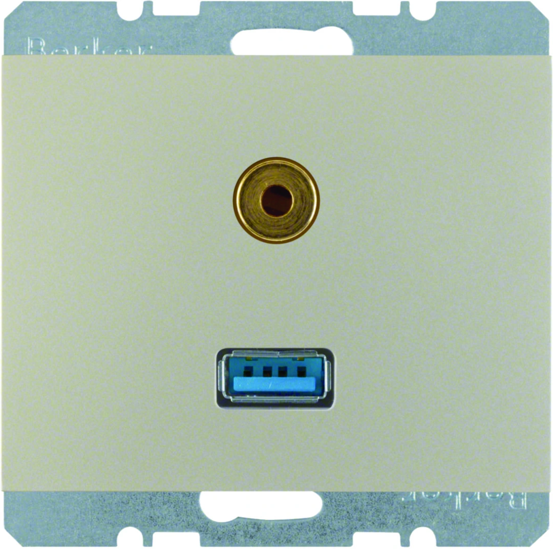 K.5 gniazdo USB / 3,5mm Audio, stal szlachetna nierdzewna [10]