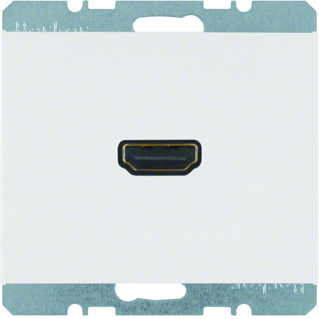 K.1 gniazdo HDMI z przyłączem 90, biały [10]