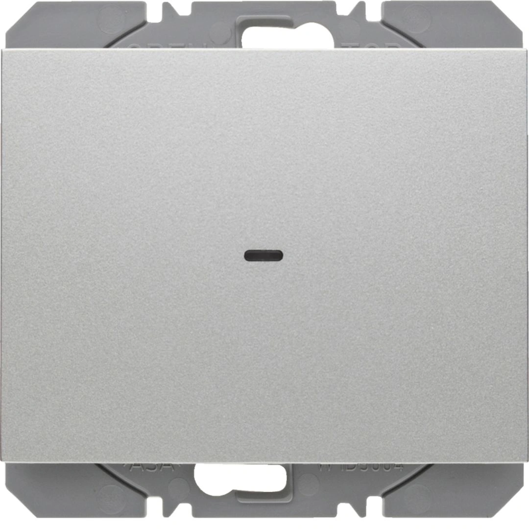 K.5 KNX RF quicklink przycisk radiowy 1-krotny płaski, aluminium mat lakierowany [1]