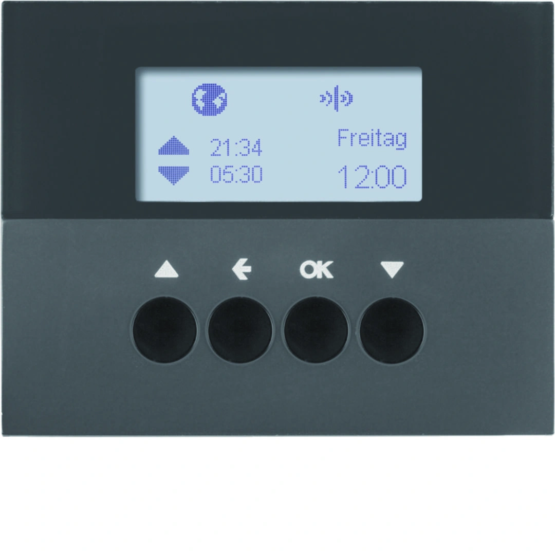 K.1 KNX RF quicklink Żaluzjowy łącznik czasowy, antracyt mat lakierowany [1]