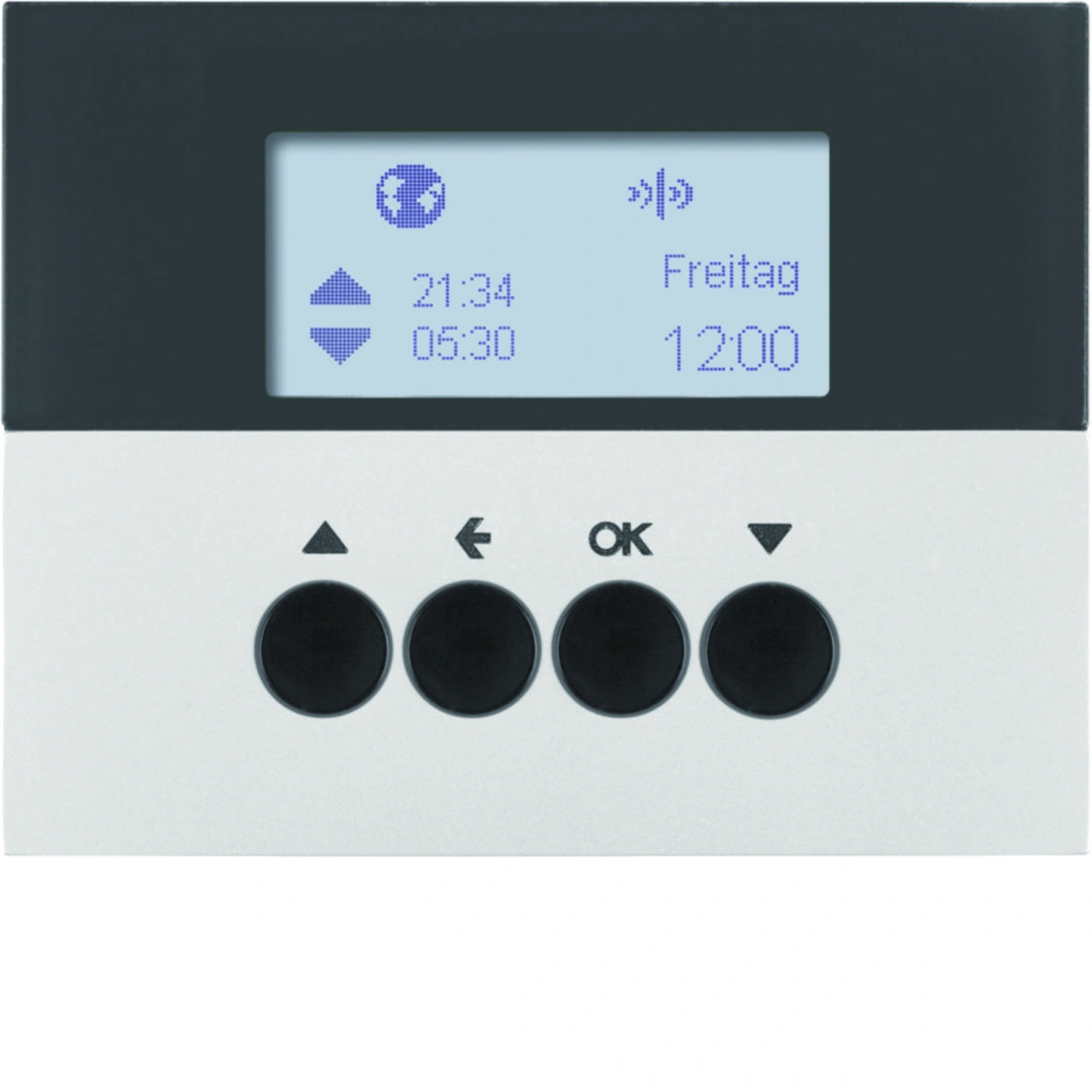 K.5 KNX RF quicklink Żaluzjowy łącznik czasowy, aluminium mat lakierowany [1]
