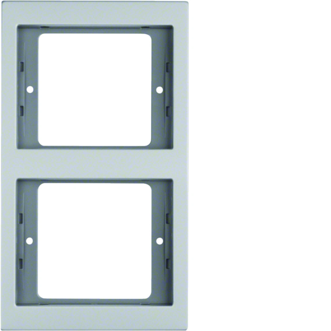 K.5 ramka 2-krotna pionowa, aluminium mat lakierowany [2]