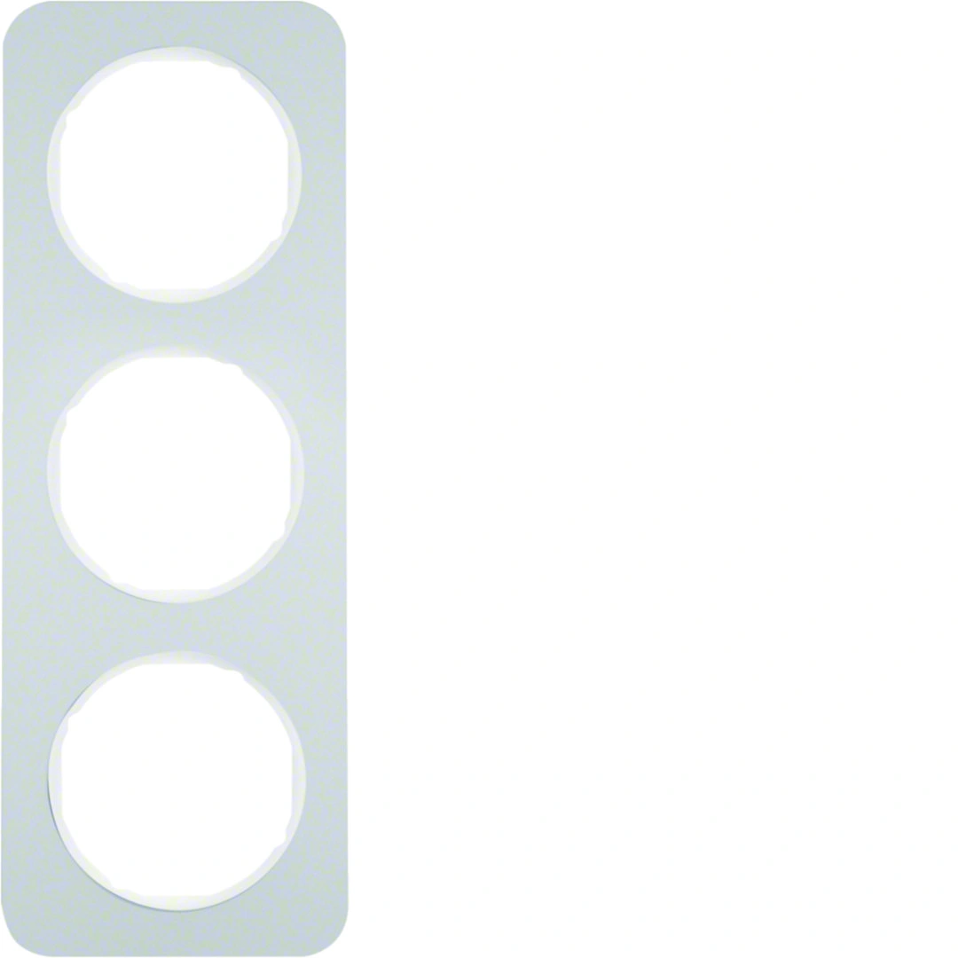 R.1 ramka 3-krotna, aluminium, biały [10]