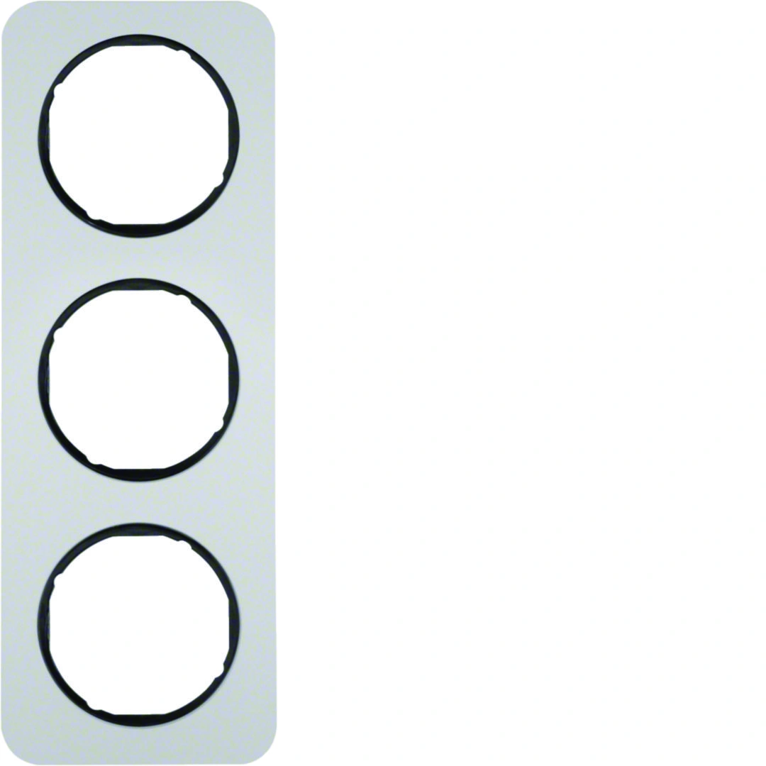 R.1 ramka 3-krotna, aluminium, czarny [10]