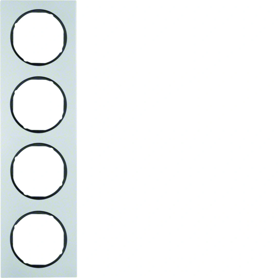 R.3 ramka 4-krotna, aluminium, czarny [2]