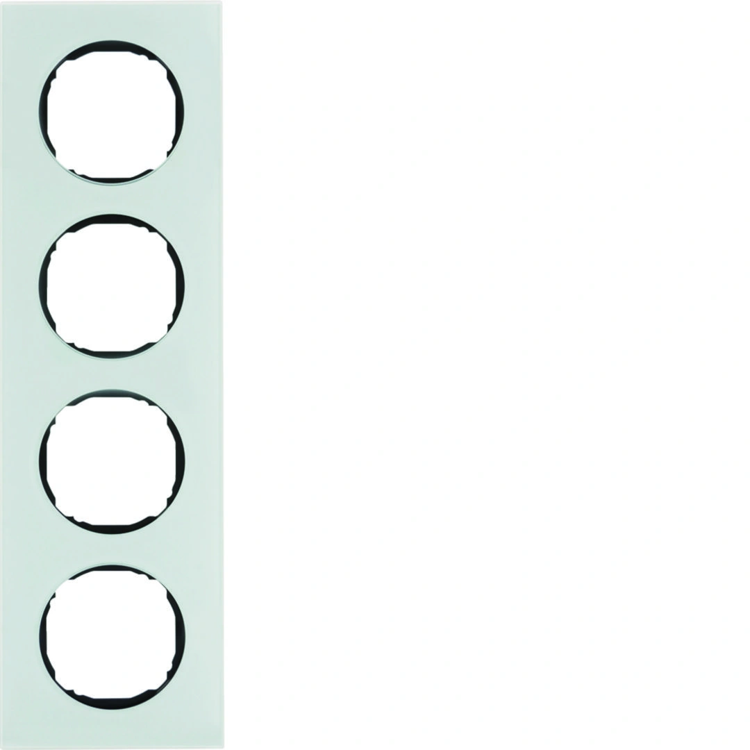 R.8 ramka 4-krotna, szkło, biały [1]