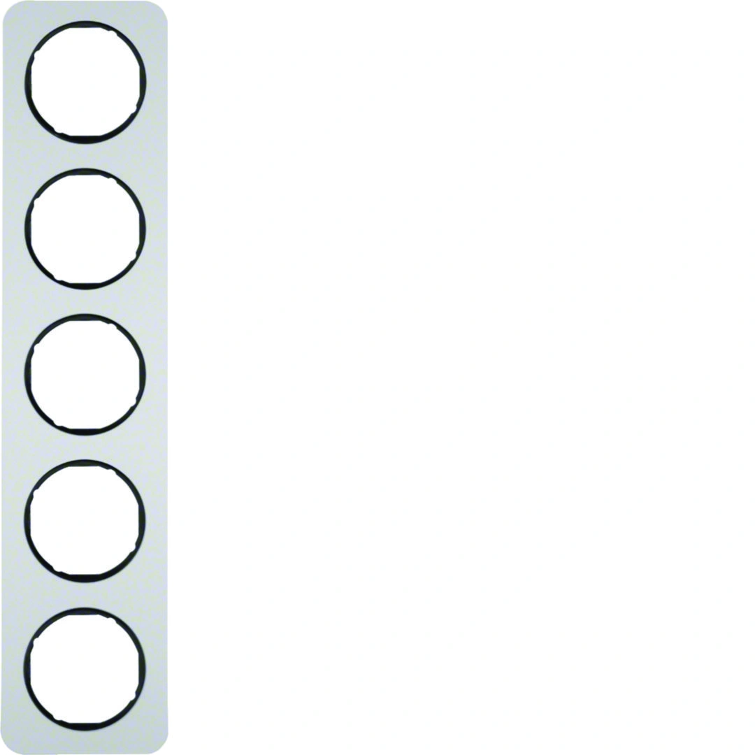 R.1 ramka 5-krotna, aluminium, czarny [2]