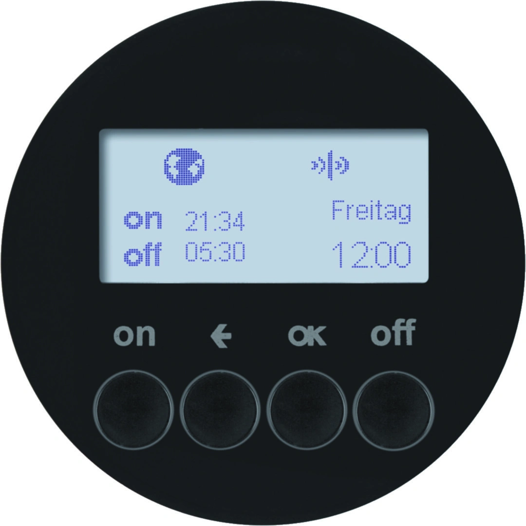 R.X/1930/Glas KNX RF quicklink łącznik czasowy, czarny [1]
