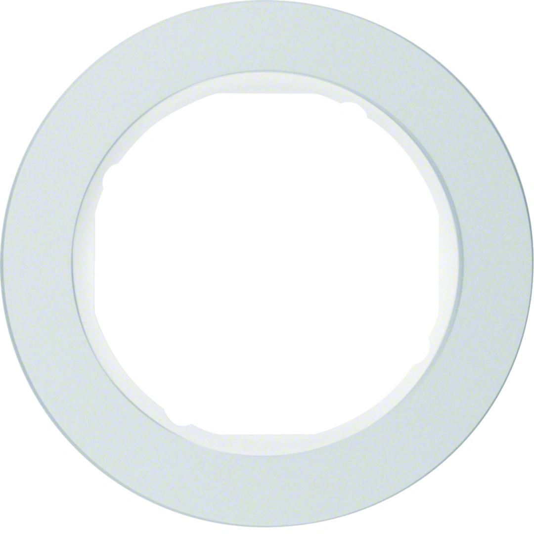 R.classic ramka 1-krotna, aluminium/biały [10]