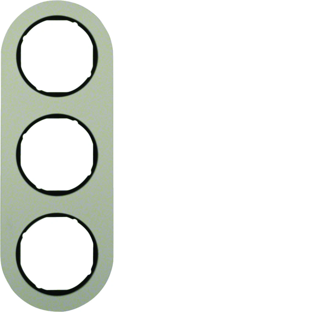R.classic ramka 3-krotna, aluminium/czarny [10]