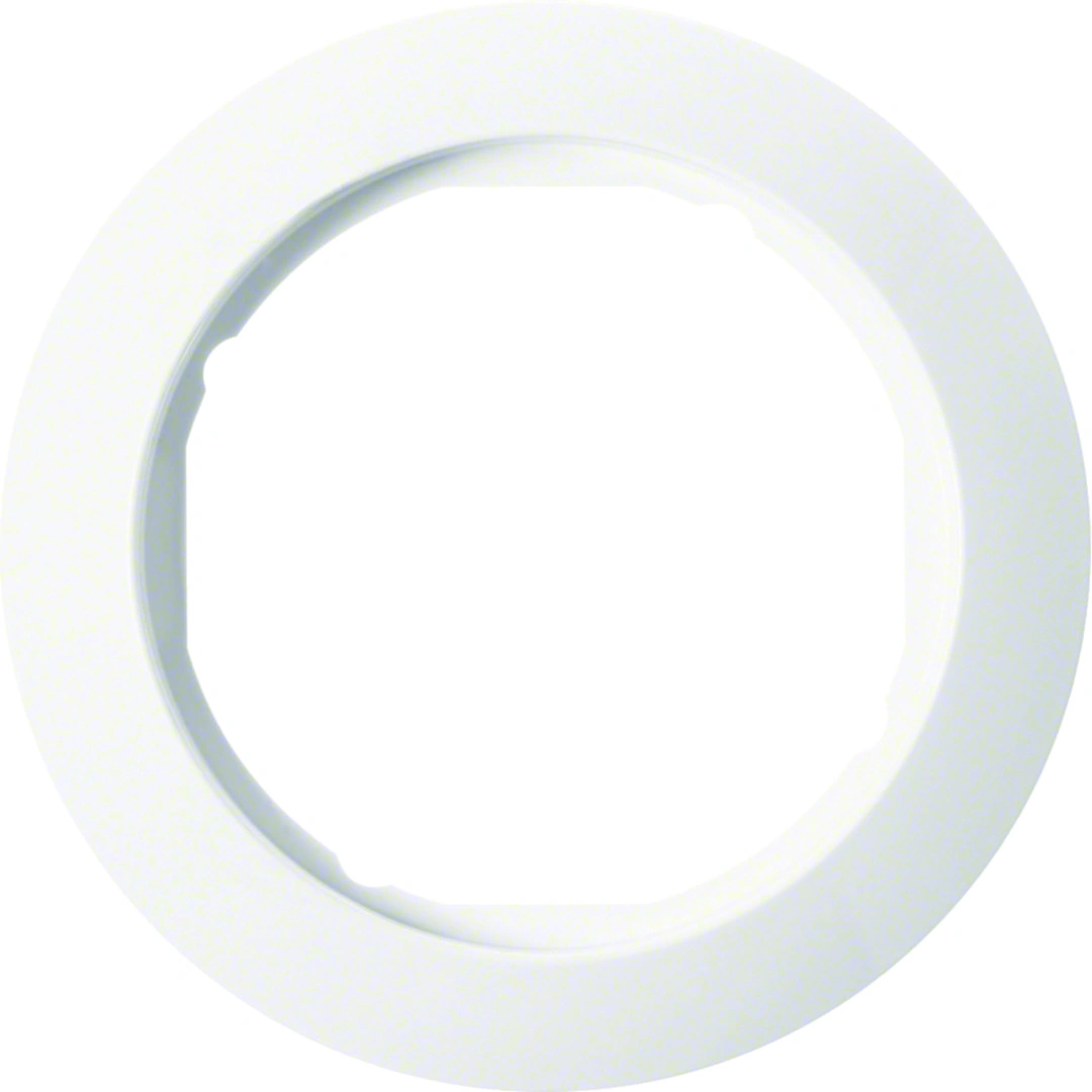 Serie 1930 ramka pojedyncza do płytek czołowych śr.58mm, biały [10]
