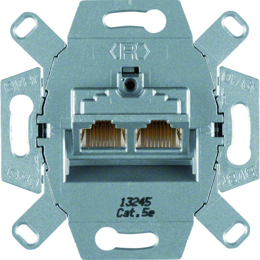 one.platform Mechanizm gniazda komputerowego UAE 2-krotne (RJ45), ekranowane kat. 5e [1]