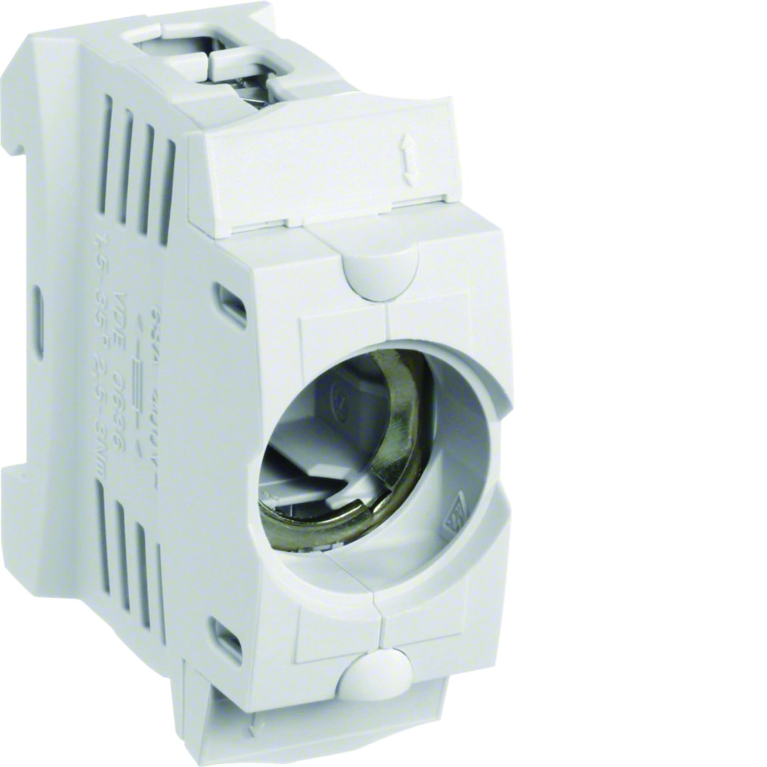 gniazdo bezpiecznikowe z tworzywa D02/1 E18 1P SIS 63A 400VAC TS35 zaciski klatkowe 35mm2 [9]