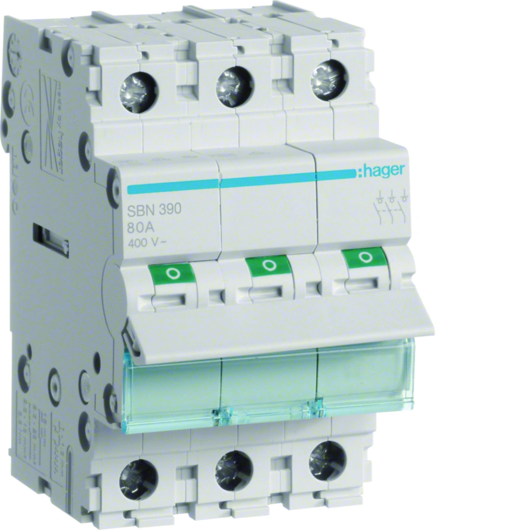 Modułowy rozłącznik izolacyjny 3P 100A 400VAC [1]