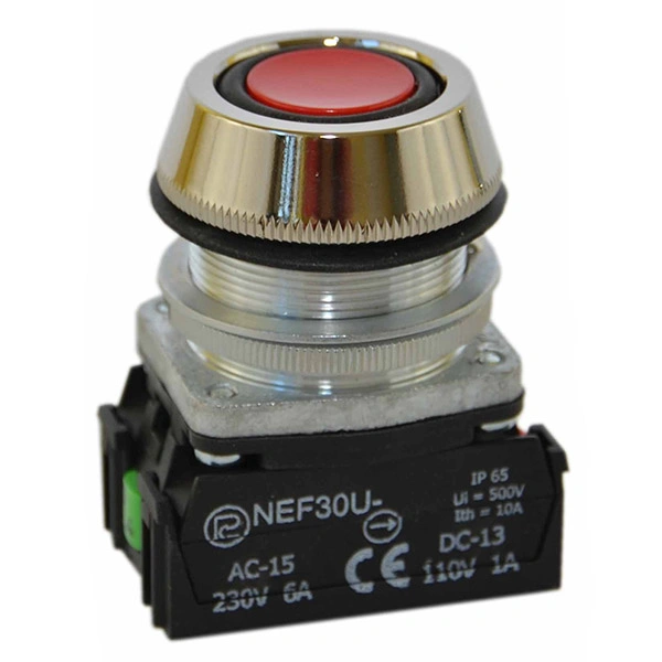 Przycisk NEF-30 UK xy CZERWONY