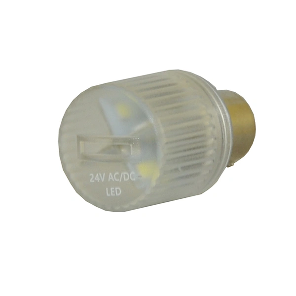 EMAS Dioda LED błyskająca 220V AC biała