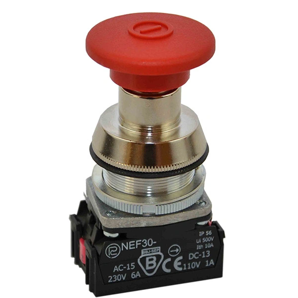 PROMET przycisk NEF30-DRXY czerwony