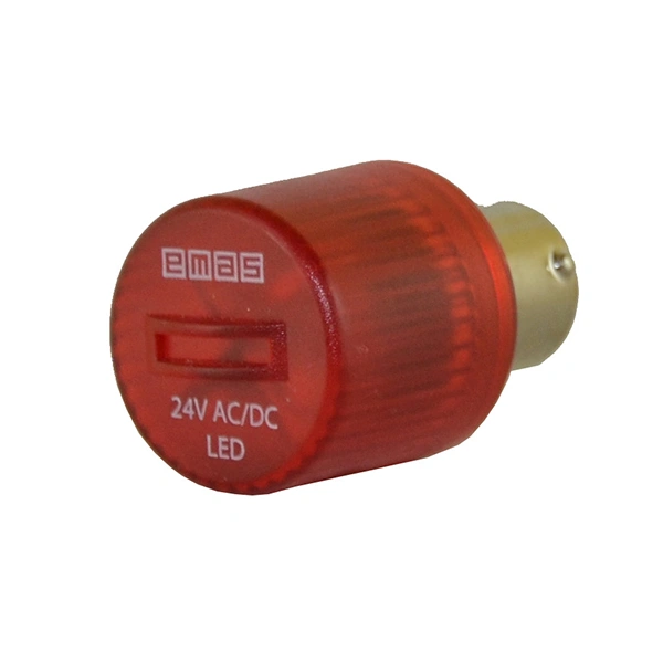 Dioda LED 24V DC_błyskająca czerwona