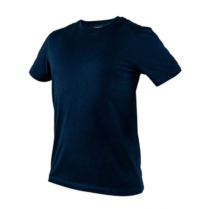 T-shirt bawełniany, granatowy L (52)