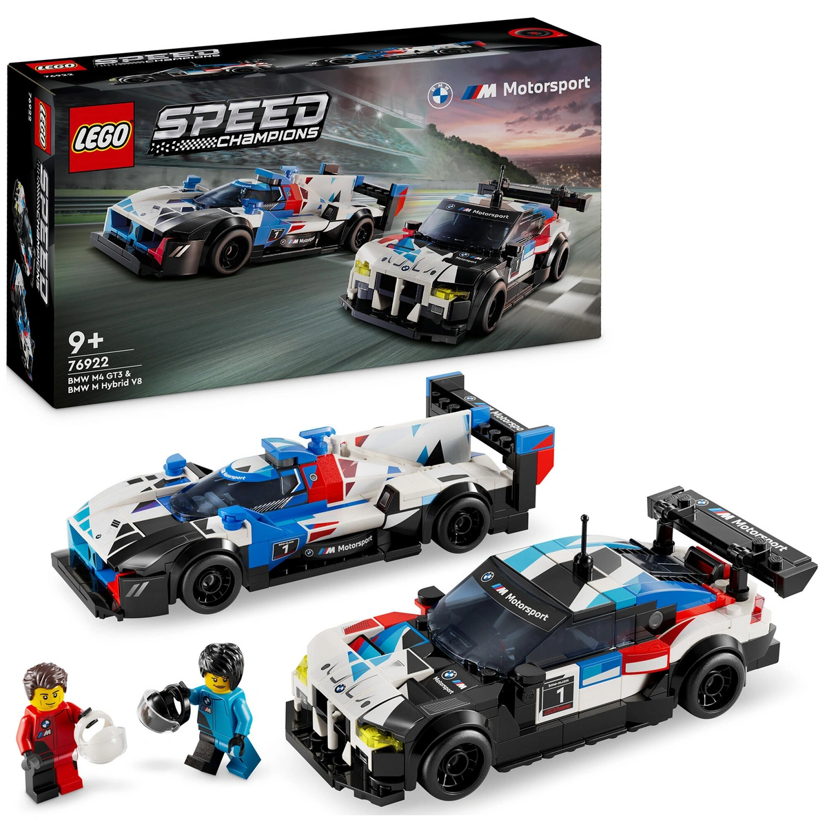 LEGO Speed Champions 76922 Samochody wyścigowe BMW M4 GT3 & BMW M Hybrid V8 PROMOCJA LEGRAND