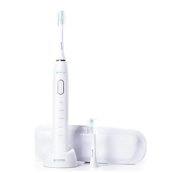 Szczoteczka soniczna do zębów Oro-Brush White 5 trybów, etui PROMOCJA KONTAKT SIMON