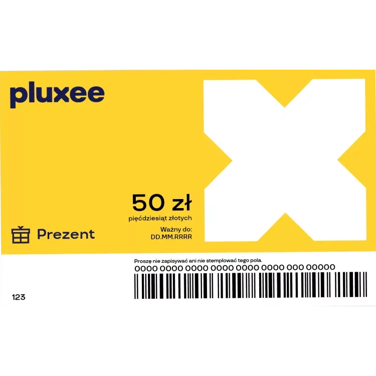 Voucher PLUXEE 50zł promocja ETI