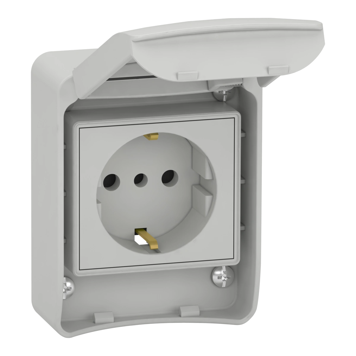Gniazdo Pratika standard niemiecki IP65, 10-16A