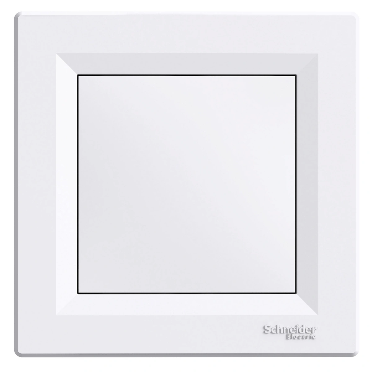 ASFORA Zaślepka z ramką, biała