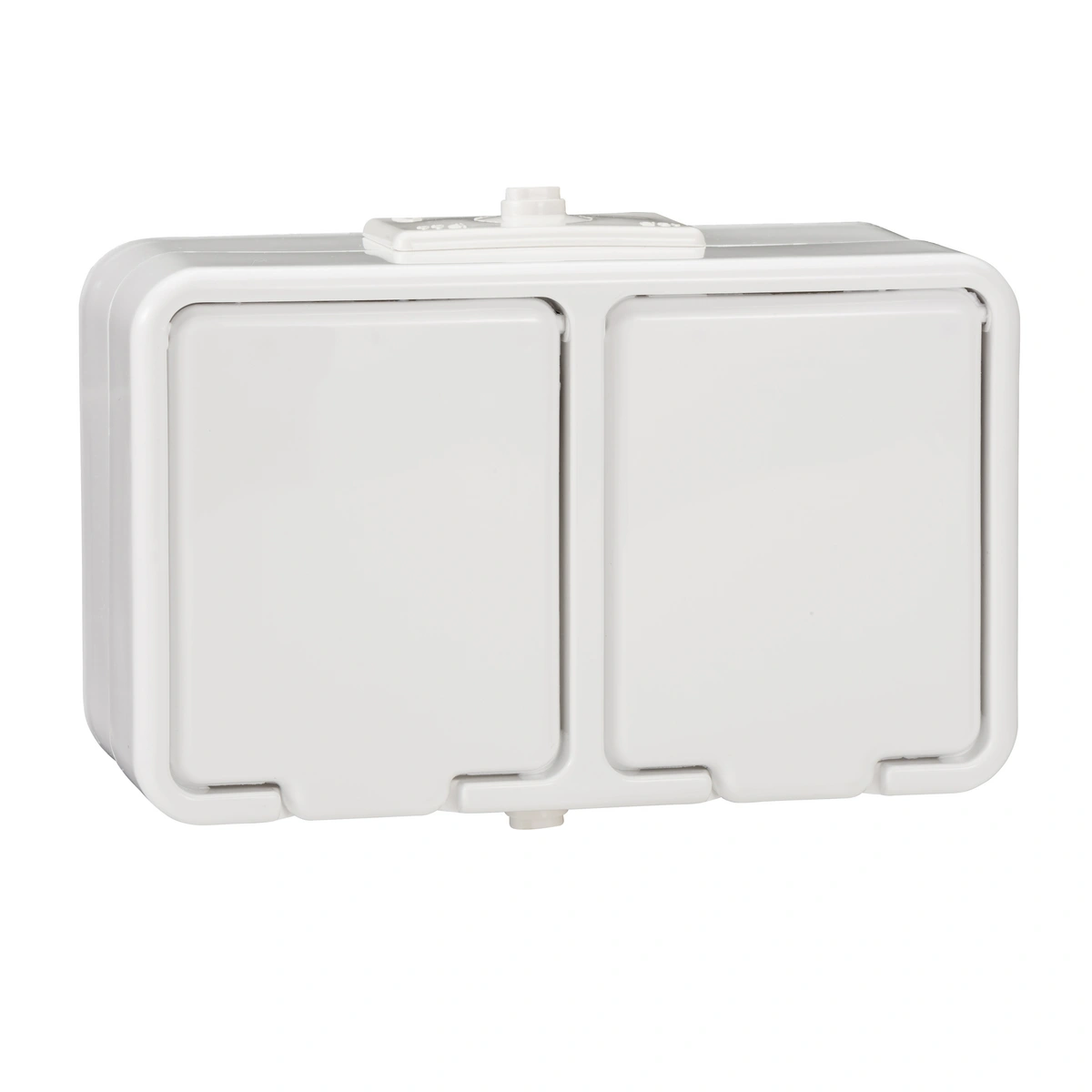 CEDAR biały gniazdo podwójne herm. NT-230 (30sz/op