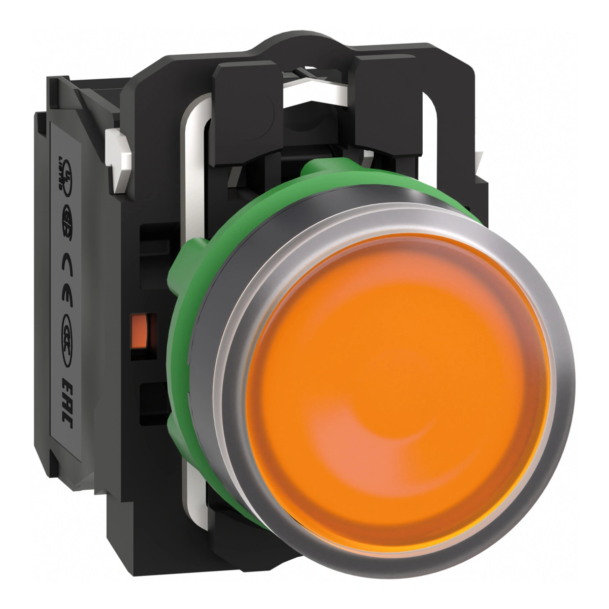 Harmony XB5 Przycisk płaski pomarańczowy LED 230/240V