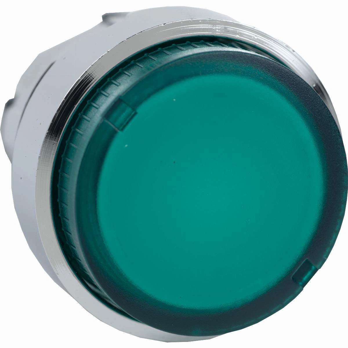 Harmony XB4 Główka przycisku wystającego z samoczynnym powrotem LED zielona metalowa