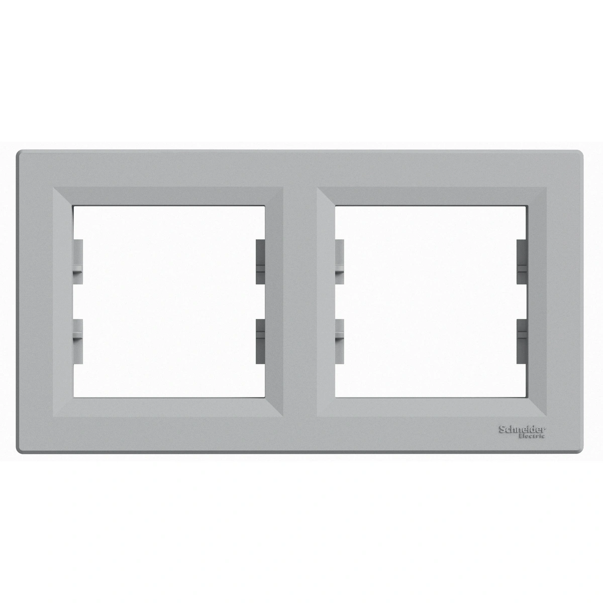 ASFORA ramka 2-krotna pozioma, aluminium