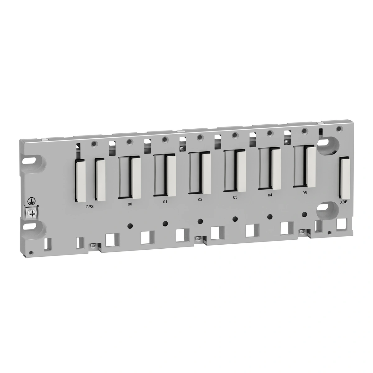Modicon X80, płyta typu Rack, 6 otworów, montaż panelowy, płytowy lub na szynie DIN