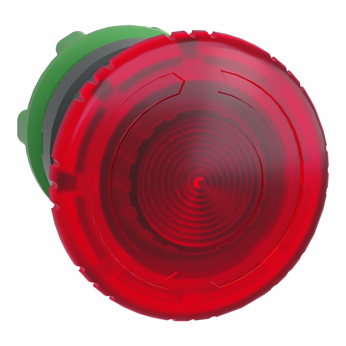 Harmony XB5 Główka przycisku grzybkowego odryglowana obrotem Ø22 czerwona LED plastikowa