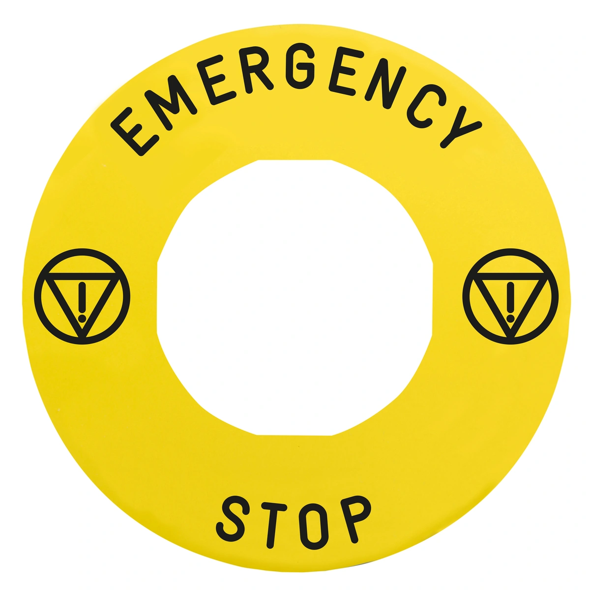 Harmony XB4 Etykieta  "EMERGENCY STOP"