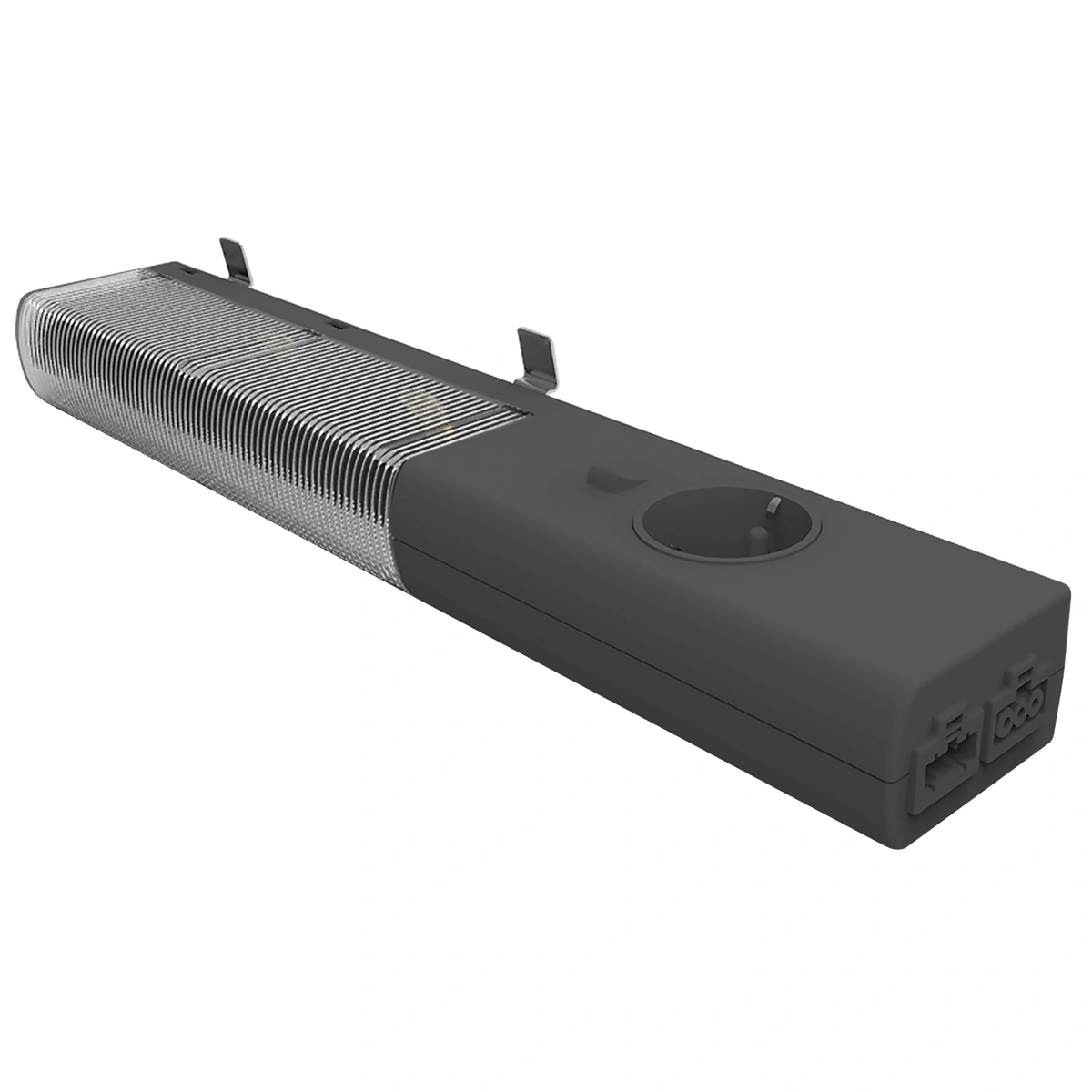 Lampa LED do szafy z gniazdem z bolcem, PanelSeT, PanelSet, 640lm