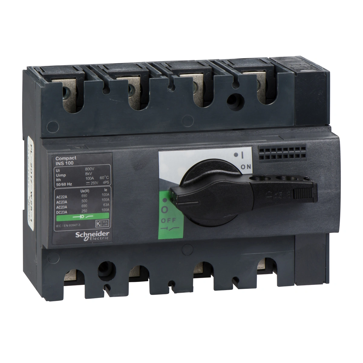 Compact INS INV, rozłącznik INS100 100A 4P